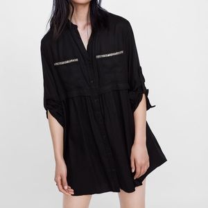 ZARA tencel shirtdress